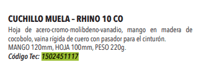 Miniatura Cuchillo Rhino-10CO -