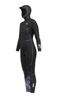 Miniatura Traje de Surf G6 Mujer 5/4/3 Hooded - Color: Negro