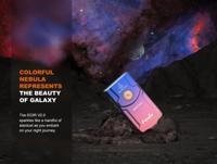 Miniatura Linterna Recargable E03R Edición Especial - Color: Nebulosa