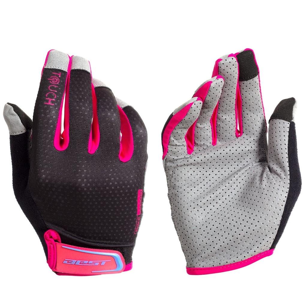 Guante Largo Best Mujer Negro/Fucsia Talla S