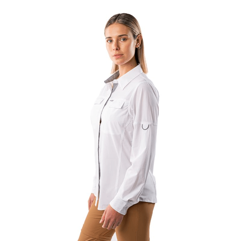 Camisa Antakari Spandex Mujer - Color: Blanca