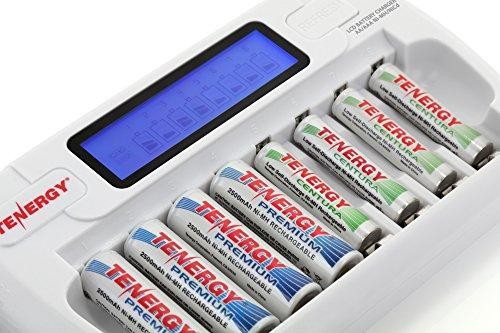 Cargador 8 Bay LCD Smart Battery Charger