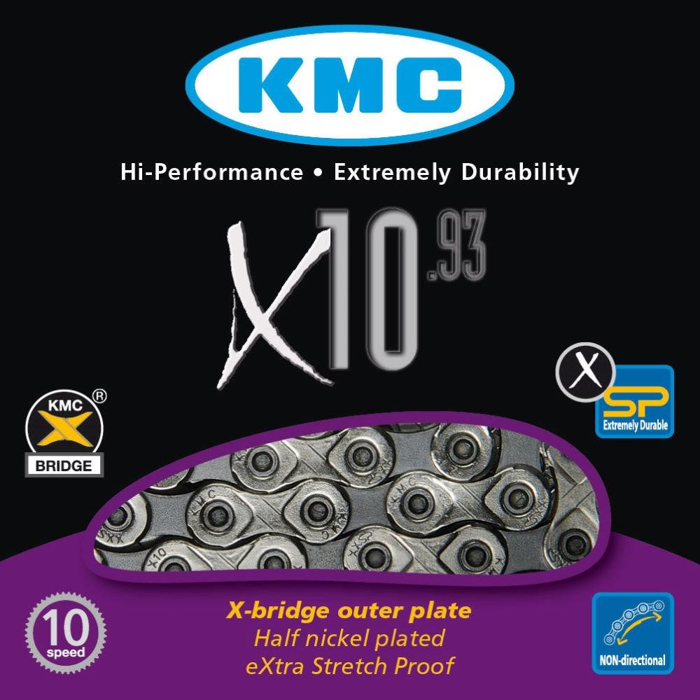 Cadena Kmc X10.93 1/2X11/128