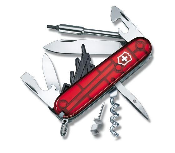 Cortapluma CyberTool S Rojo Trans 1.7605.T