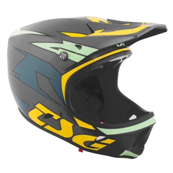 Casco TSG Advance Graphic Design Blue/Yello