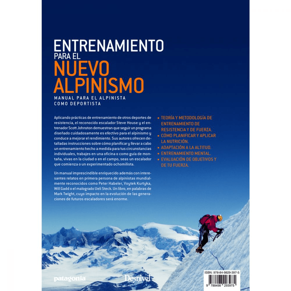 Libro Entrenamiento para el Nuevo Alpinismo -
