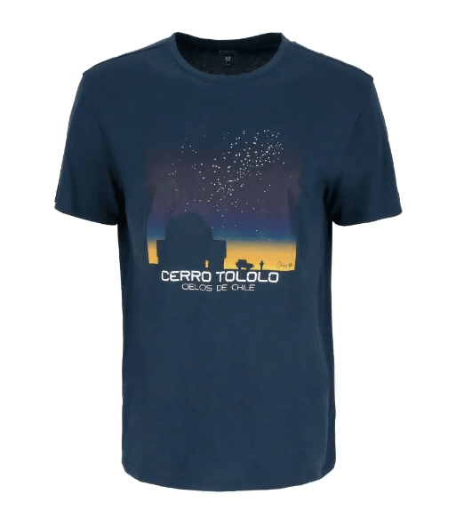 Polera Manga Corta Observatory Men - Color: Azul