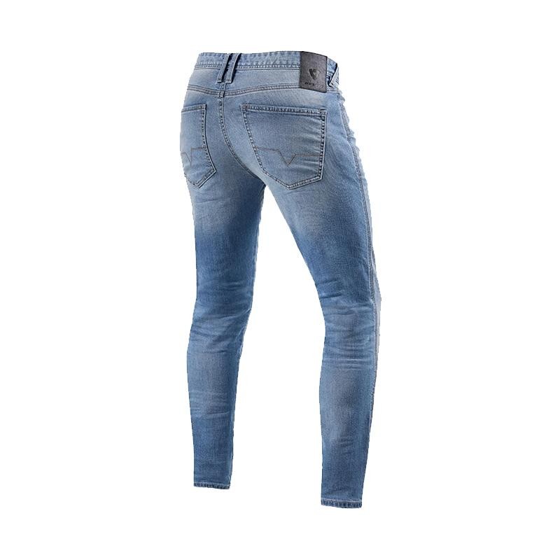 Jeans De Moto Piston 2 Sk - Color: Azul