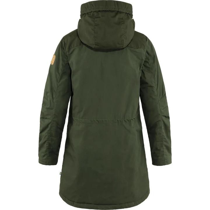 Parka Mujer Singi Wool Padded Parka - Color: Deep Forest