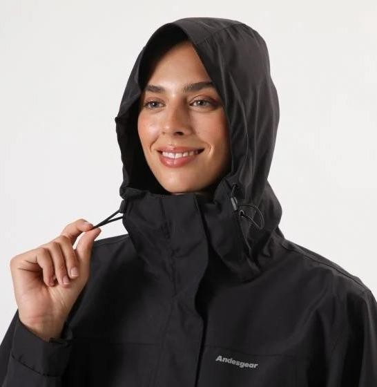 Chaqueta Mujer Impermeable Pumalin  - Color: Black