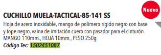 Cuchillo Tactital 85-141_ -