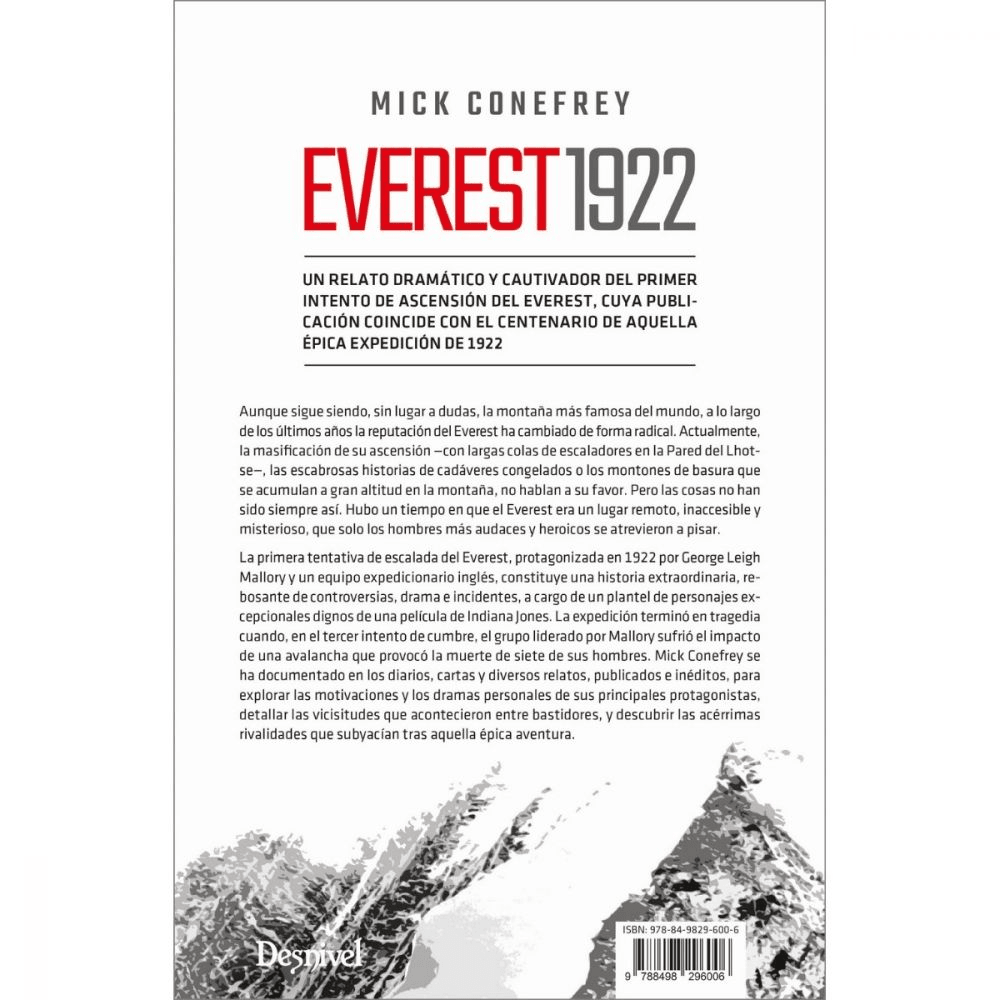 Libro Everest 1922 Los Pioneros -