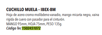 Cuchillo Ibex-8M -