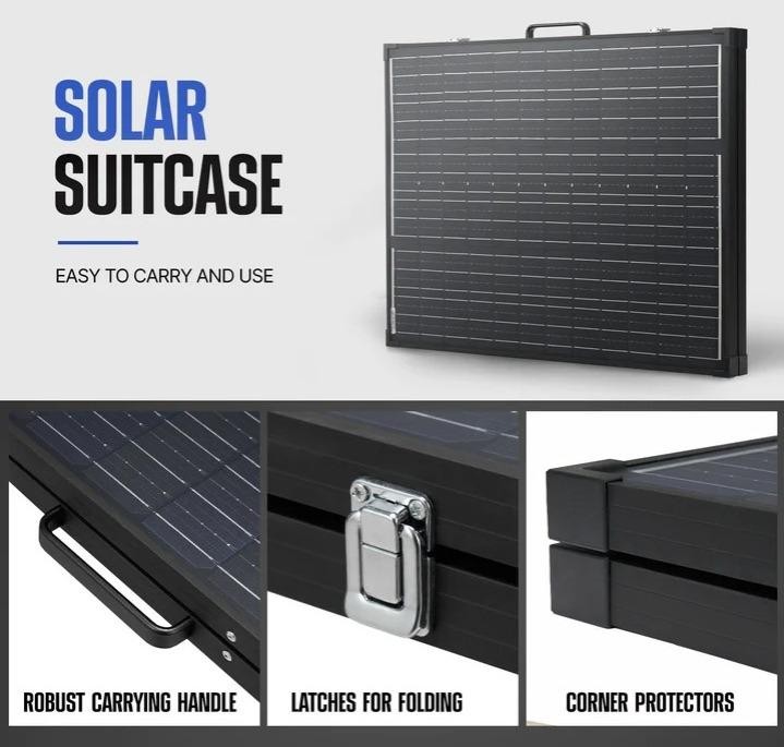 Panel Solar Plegable Ligero 100W -