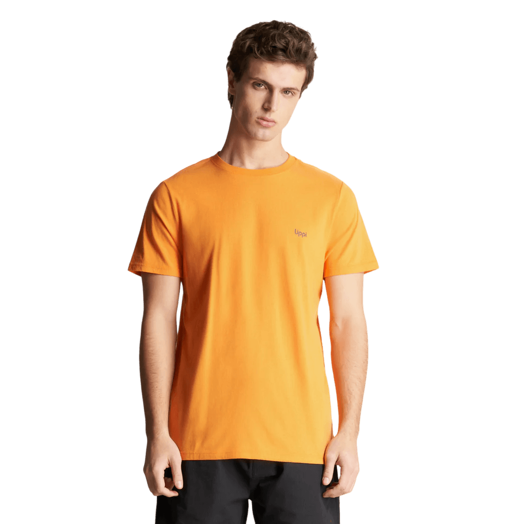 Polera Hombre Andes Forest T-Shirt  - Color: Mandarina