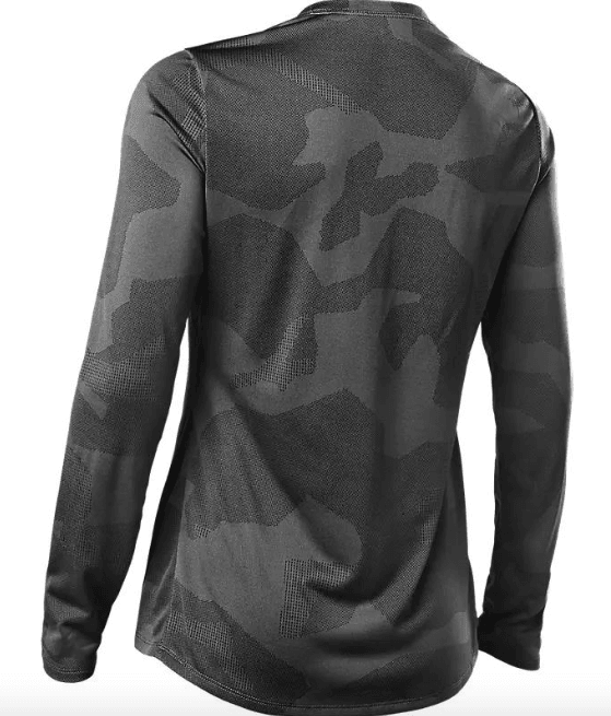 Polera Bicicleta Mujer Ranger Trudri Print Manga Larga - Color: Gris Camo