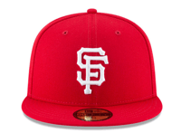 Miniatura Jockey San Francisco Giants MLB 59 Fifty - Talla: 7 1/2, Color: Rojo