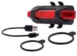 Miniatura Luz Led Vision Trasera Recargable Usb Roja 5 Ultrabrillo Led