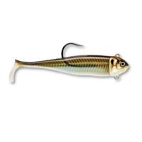 Miniatura Señuelo Biscay Minnow VMC Weigthed Swimbait Hook - Color: SDL