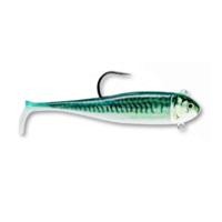 Miniatura Señuelo Biscay Minnow VMC Weigthed Swimbait Hook - Color: GM