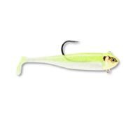 Miniatura Señuelo Biscay Minnow VMC Weigthed Swimbait Hook - Color: CHCH