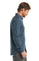 Miniatura Camisa Hombre Alloy Long Sleeve Shirt  - Color: Melange Azul Marino , Talla: S
