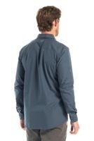 Miniatura Camisa Hombre Alloy Long Sleeve Shirt  - Color: Melange Azul Marino , Talla: S