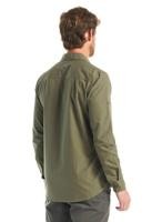 Miniatura Camisa Hombre Alloy Long Sleeve Shirt  - Color: Melange Verde , Talla: S