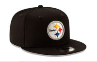 Miniatura Jockey Pittsburgh Steelers NFL 9 Fifty - Color: Negro