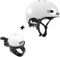 Miniatura Casco Street City of Pearls Pearl MIPS Helmet - Color: White