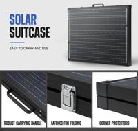 Miniatura Panel Solar Plegable Ligero 100W -