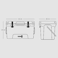 Miniatura Cooler O´higgins 45QT  -