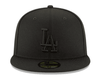 Miniatura Jockey Los Angeles Dodgers MLB 59 Fifty - Talla: 7 5/8, Color: Negro
