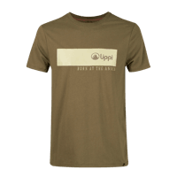 Miniatura Polera Hombre Logo Lippi T-Shirt Front Line - Color: Oliva Oscuro