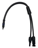 Miniatura Cable Extension Paneles Solares MC4 a 8mm (30cm) -