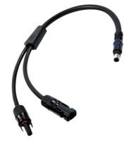 Miniatura Cable Extension Paneles Solares MC4 a 8mm (30cm) -