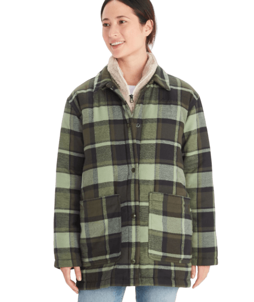 Chaqueta City Style Mujer Lanigan Flannel Chore Coat -