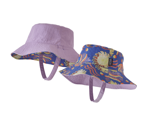 Sombrero De Sol Para Bebé - Color: Morado