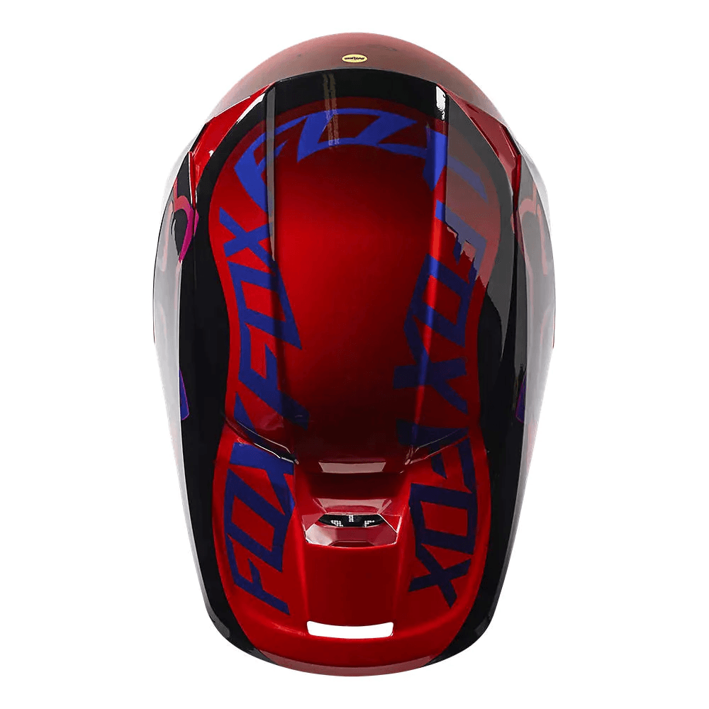 Casco Moto Niño V1 Venz - Color: Rojo