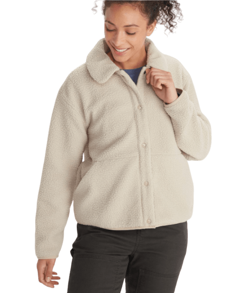 Polar Mujer Aros Fleece Jacket - Talla: S, Color: Beige
