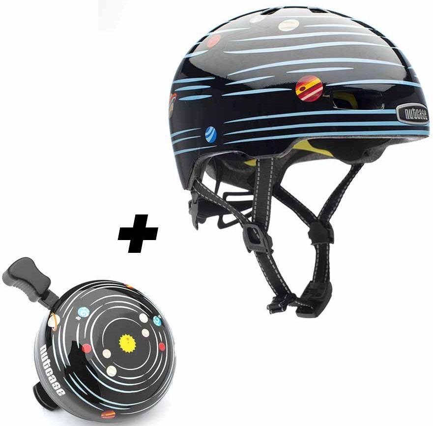 Casco Little Nutty Defy Gravity Reflective MIPS Helmet T - Color: Black