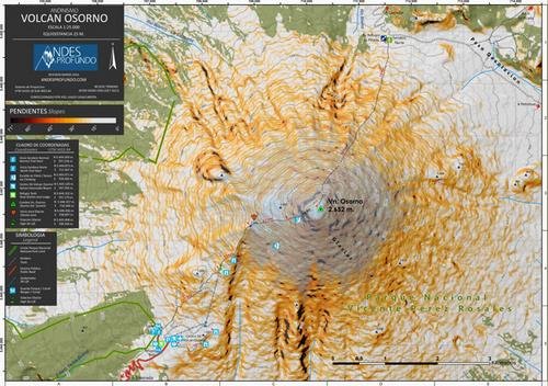 Mapa Volcán Osorno