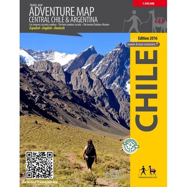 ADVENTURE MAP CENTRAL CHILE & ARGENTINA