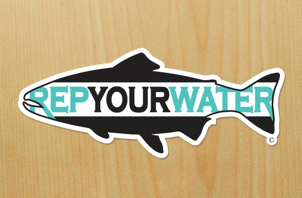 Sticker Rep Your Water Logo