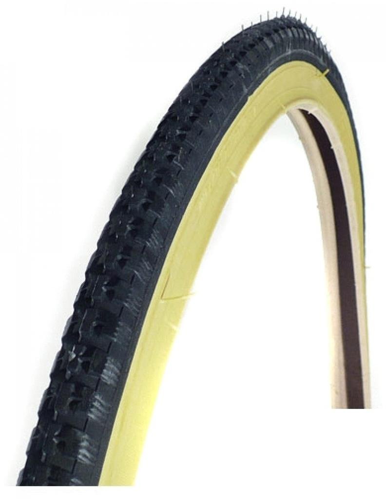 Neumático Duro 27 X 1.1/4 Pancito Bicolor H-F Hf110 Blk/Gum