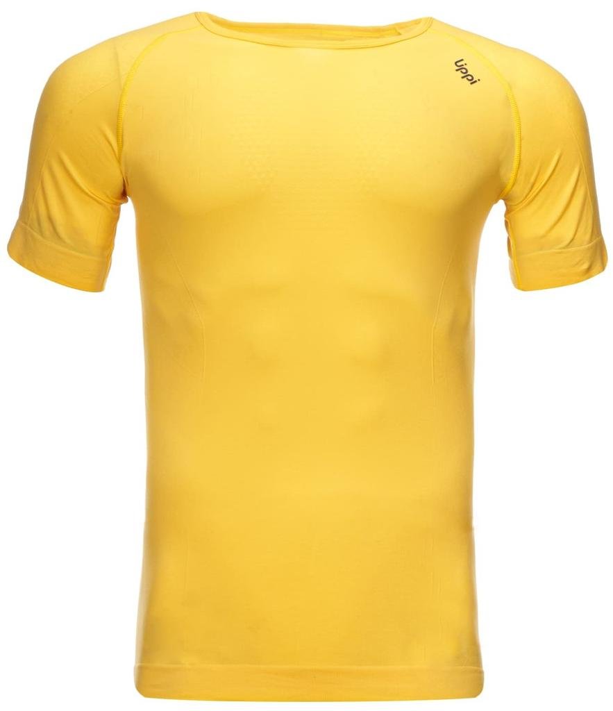 Primera Capa Hombre Skintec 1000 Seamless Top Short Sleeve V22 - Color: Amarillo