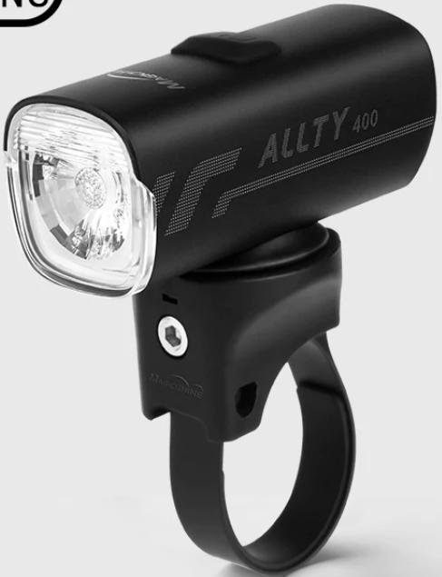Luz De Bicicleta Para Carretera Recargable USB-C Allty 400Lm