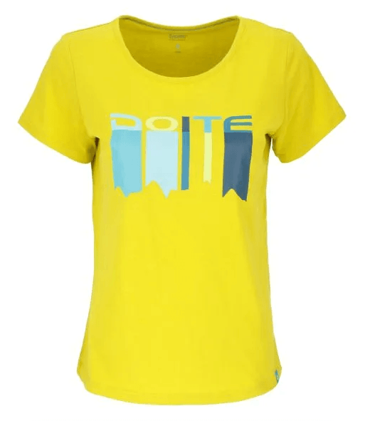 Polera Color Logo Ss Women - Color: Amarillo