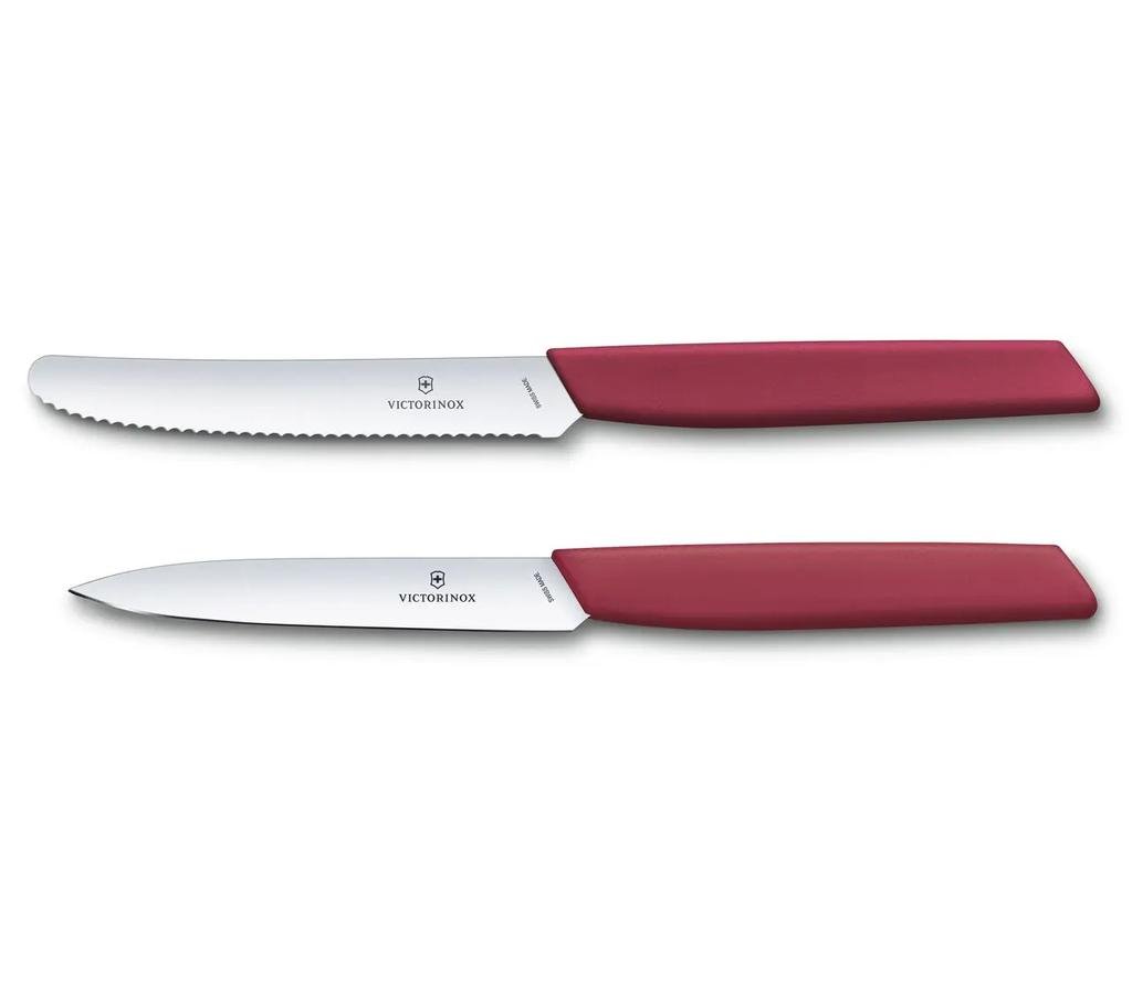 Set De Cuchillos Para Verdura Swiss Modern 2 piezas - Color: Berry