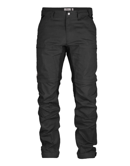 Pantalón Hombre Abisko Lite Trekking Zip-Off Regular - Color: Negro